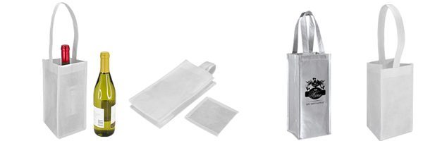 Bolsa de papel kraft E101 para botellas de vino medida 10x35x10 cm